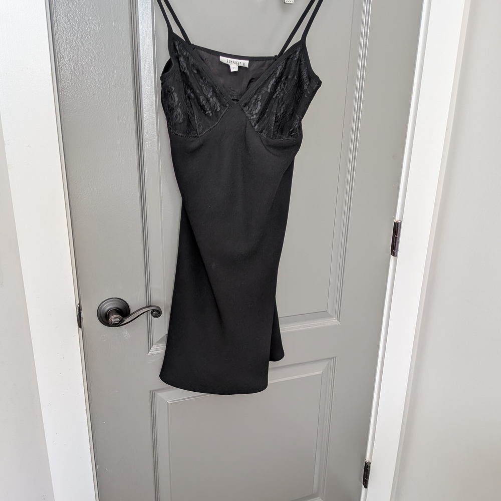 Rampage Black Lace Dress